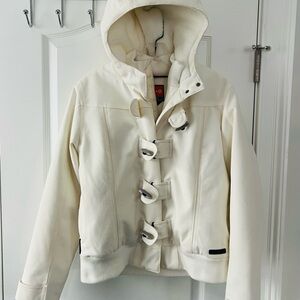 Merrell Opti-Warm White/Cream Jacket with Sherpa Lined Hood